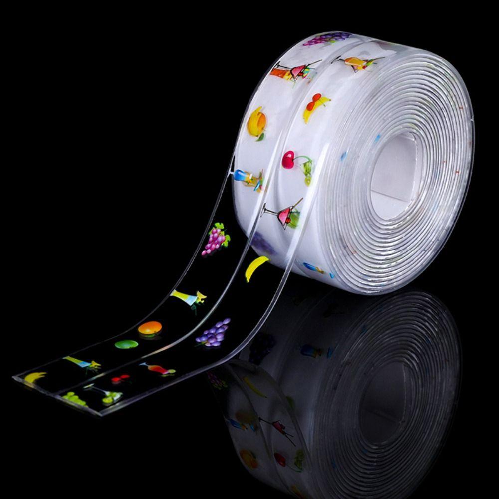 Páska na utěsnění dřezu a vany proti plísním Vodotěsná samolepka na zeď Páska na okraj dřezu Mezera v toaletě