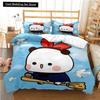 Cute Bubu Dudu Cartoon Bear Panda Duvet Cover kawaii Bedding sets Soft Quilt Cover and Pillowcases Single/Double/Queen/King Boys