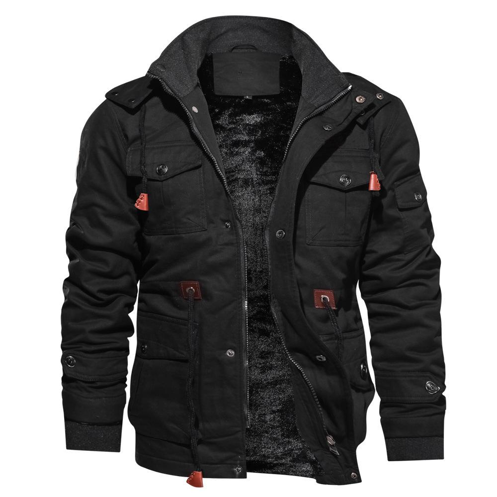 Europäische & Amerikanische Militärstil-Baumwolljacke mit mehreren Taschen für Herbst/Winter
