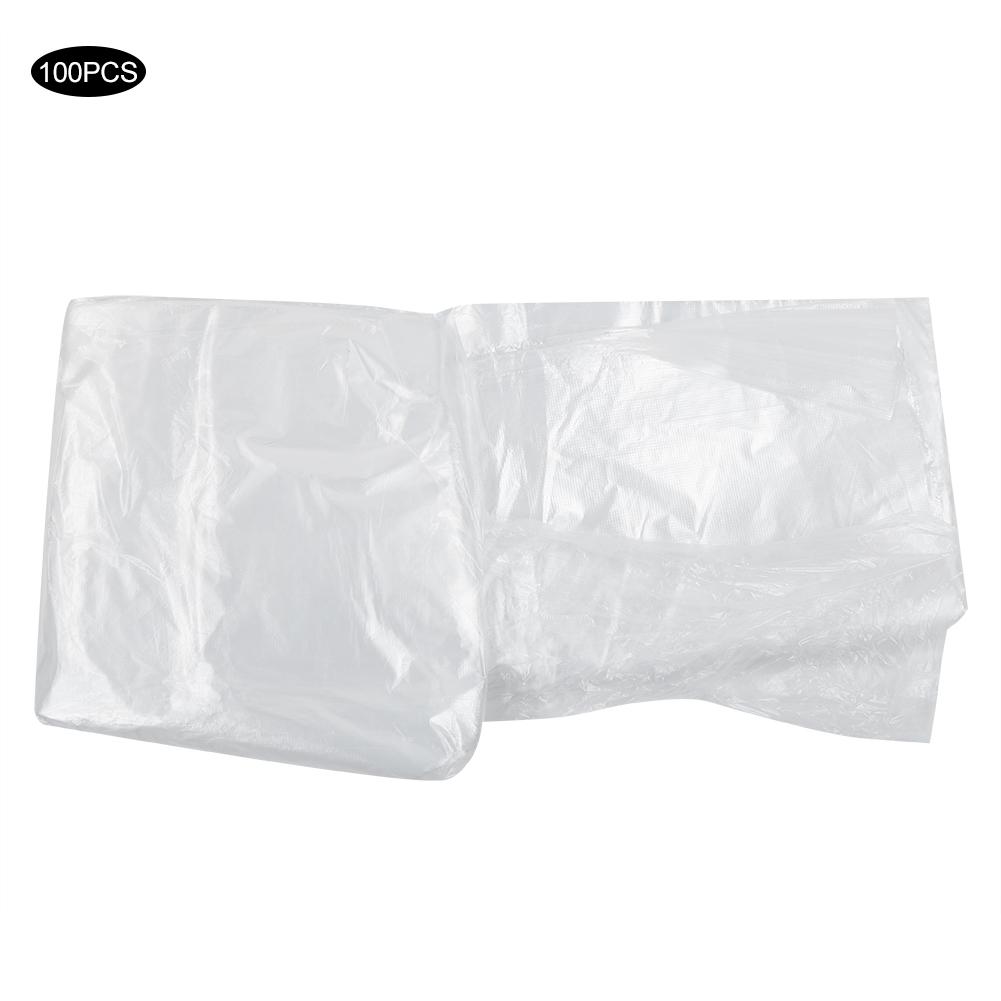 100pcs Disposable Salon Apron Cape Gown Waterproof Hair Cutting Cover for Home Barber Tools