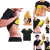 Mens Premium Neoprene Sauna Tshirt For Body Shaping Waist Reduction And Enhanced Comfort