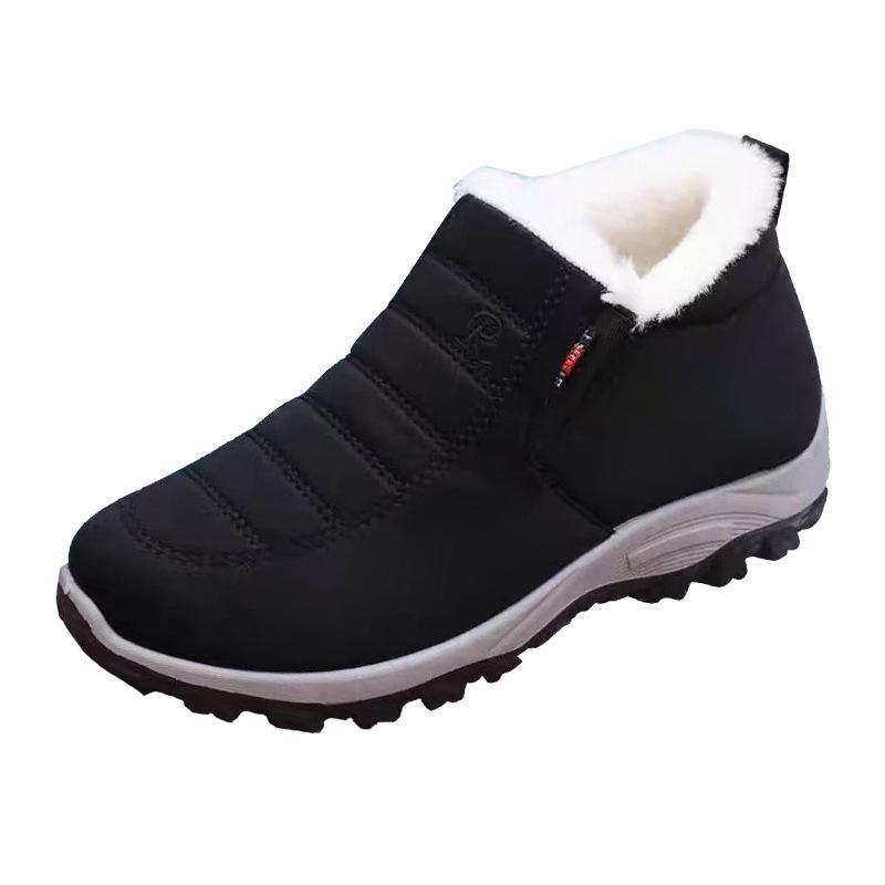 Winter new cotton shoes men's and women's same wool snow boots piled thickened dad shoes soft sole warm mom shoes