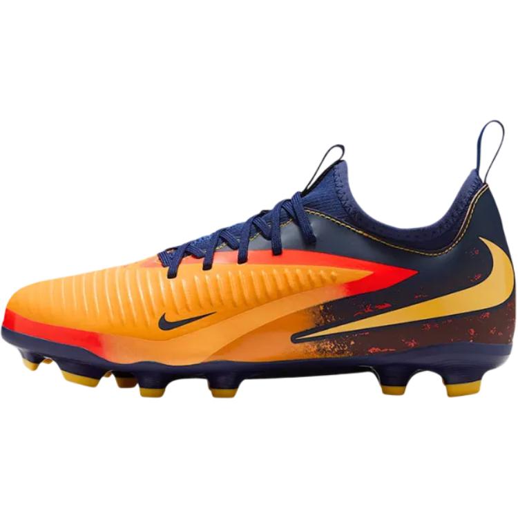 

Nike Jr. Phantom 6 Low top Kids Soccer Shoes Orange Blue Teenagers HQ2032-800 36.5