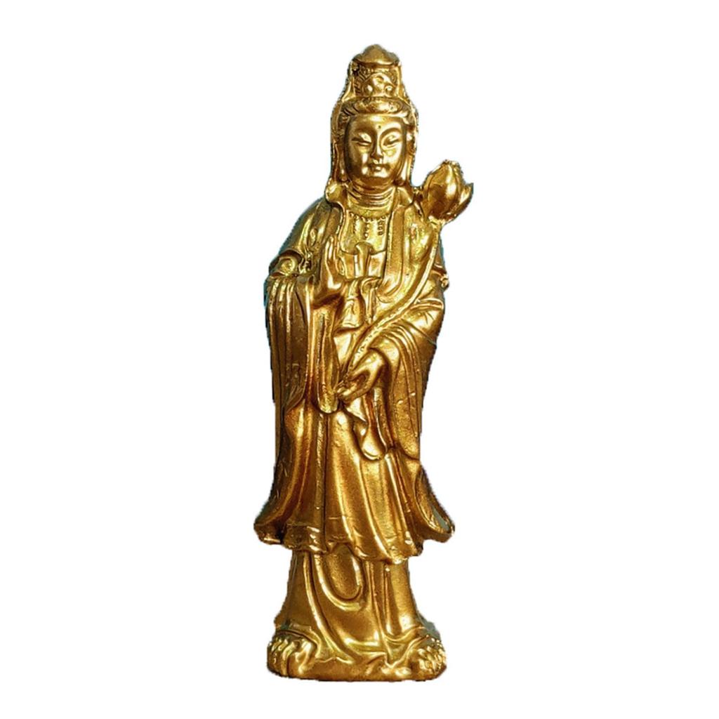 Buddhist statue, Kannon Bodhisattva, Kannon statue, resin ornament, warding off evil, bringing good fortune, prosperity, Buddhist altar, Buddhist