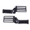 1Pair Electric Vehicle Front Foot Pedal Plate Leg Support Pad Folding Anti-Slip Metal Footboard Ebike Accessories