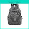 Modern Unisex Diamond Pattern Pvc Casual Travel Backpack With Large Capacity For Leisure Trips
