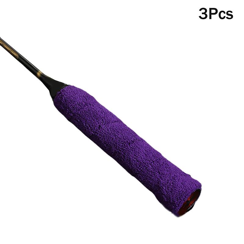3Pcs Towel Glue Grip Badminton Tennis Racket Overgrips Tape Racket Grip Grip Non-slip Tape Band Sweat Badminton
