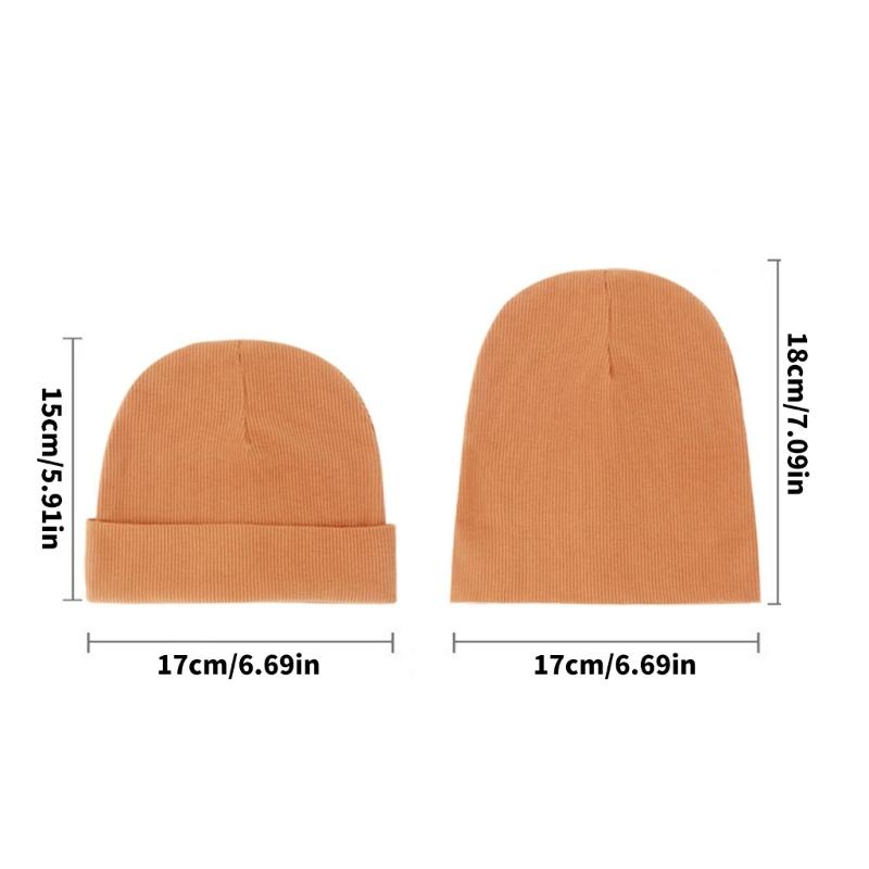 Pack of 4 Infant Knit Hats warm  & Breathable Hat Unisex Newborns Caps for 0 to 12 Months Baby  Ideal for Cold Weather