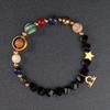 Jewelry Bracelet Faceted Shape Crystal Twelve Constellations Bracelet Beaded