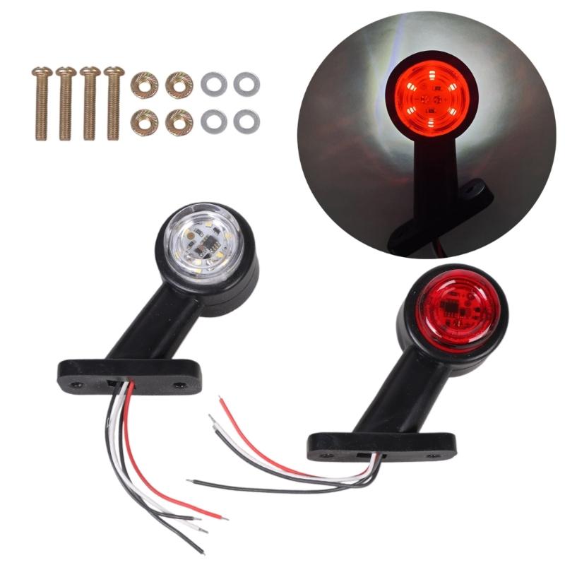 Weatherproof Trailer Running Light ABS Double Purpose Indicator Lamp Direct Fit Truck Accessory for Heavy Duty Vehicles
