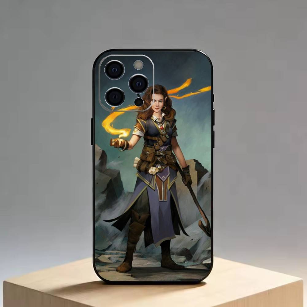 Pathfinder Kingmaker   Funda de Teléfono Para iPhone 17, 16,15,14,13,12,11 Plus,Pro Max, Otros Cubierta Blanda Negra