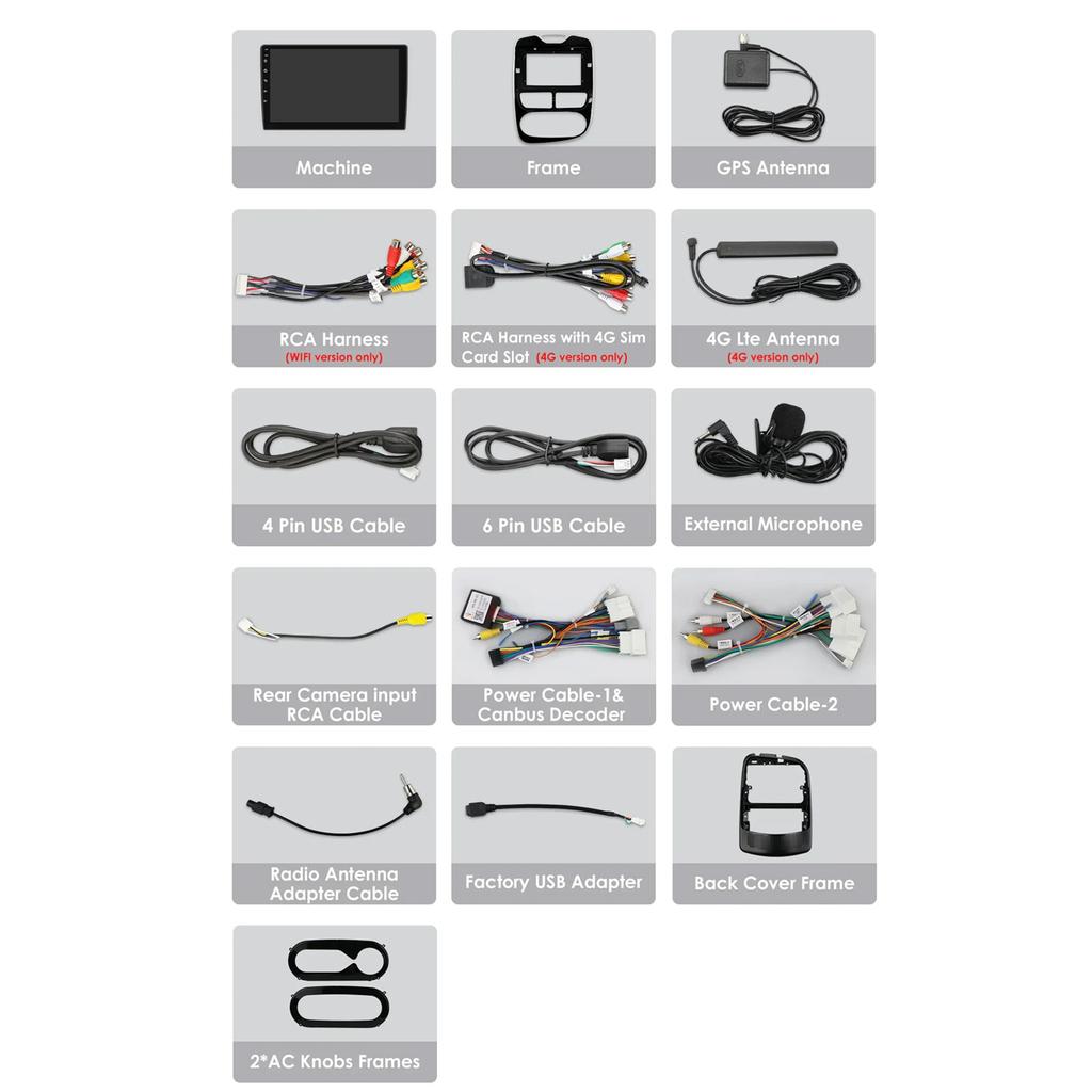 Hizpo 8+128G Wireless Carplay 4G-LTE 2din Android Autoradio for Renault Clio 4 2012-2016 Car Multimedia Stereo GPS Navi Audio Intelligent Video BT