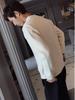 Men's Double Zipper Japanese Style Knit Cardigan Sweater - Autumn/Winter Fashion, Versatile Casual Outerwear.
