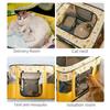 Breathable Folding Pet Cage Portable Dog Enclosure Sturdy Cat Delivery Room  Camping