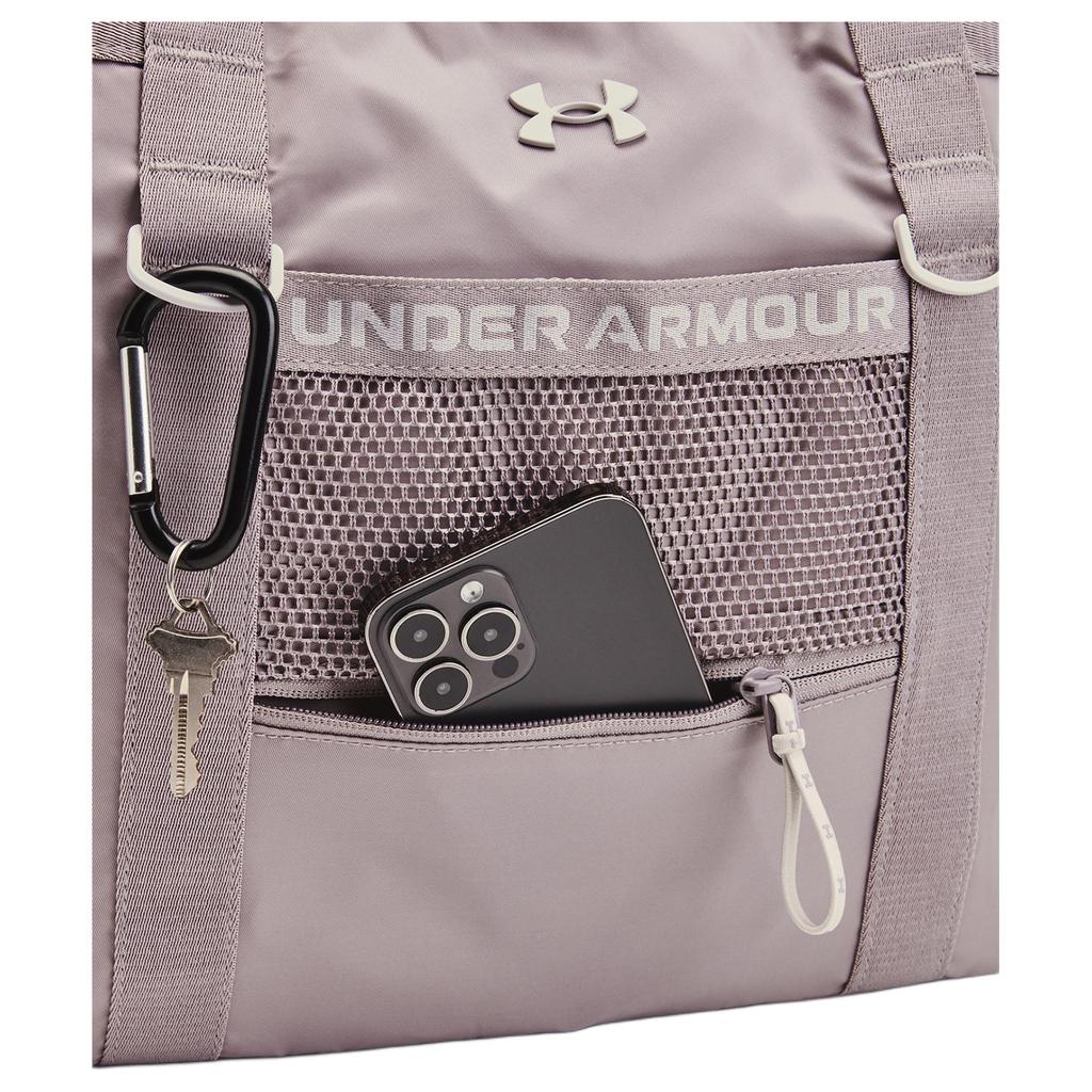 New Under Armour Polyester Tote Bag, Shopping Bag, Shoulder Bag, Handbag Regular Women's Purple 1381907-015