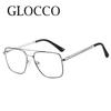 High-end Ultra-light Metal Frame Men's Myopia Glasses Anti Blue Light Blocking Glasses Prescription Shortsighted Eyewear