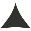 VidaXL Sunshade Sail Oxford Fabric Triangular 4x4x4 M Anthracite