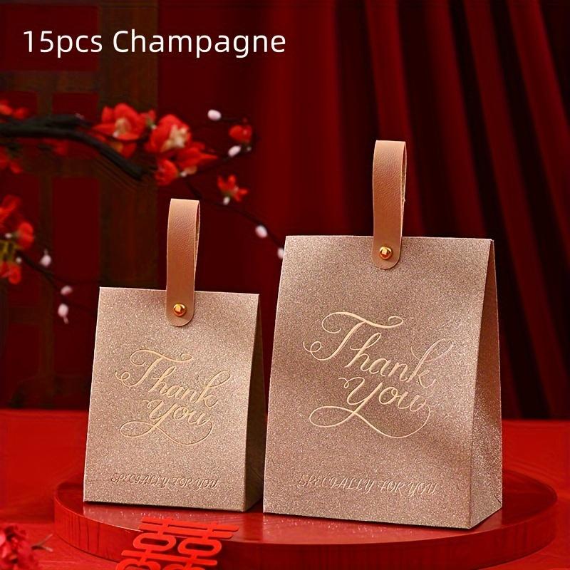 15pcs Vintage French Candy Boxes - Perfect for Weddings, Birthdays & Parties - Elegant Gift Packaging for Chocolates & Cookies