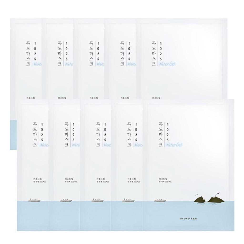 [Round Lab] 1025 Dokdo Hydrating Water Gel Mask | Korean Skincare, Hydration locking, Cooling