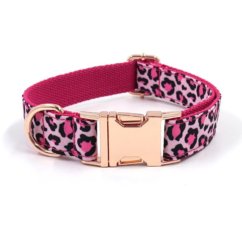 Cute Printed Pet Dog Collar Laser Engraved Dog Collar