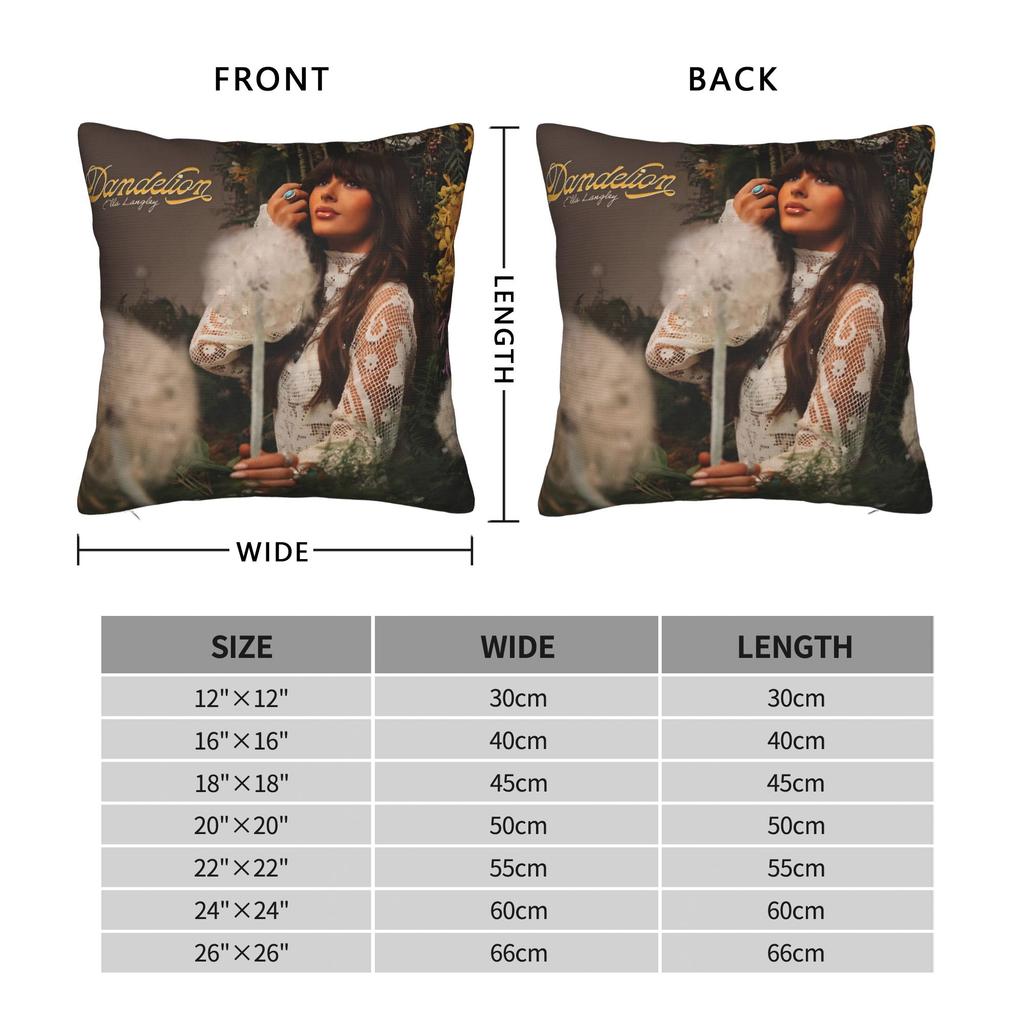 Decorative Pillowcase Ella Langley Tour 2026 Merch Living Room Pillow Case Cover Square Style Multi-Size