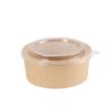 Pabei Disposable Kraft Paper Salad Bowl with Lid