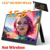 15.6Inch Wireless Portable Monitor 1080P 16:9 Low Blue Light For Cell Phone PC Loptop Wired For XBox PS4 / 5 Switch Extension