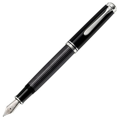 Pióro wieczne Pelikan F Cienka stalówka Czarny pasek Souveraine M805 Oryginalny produkt importowany