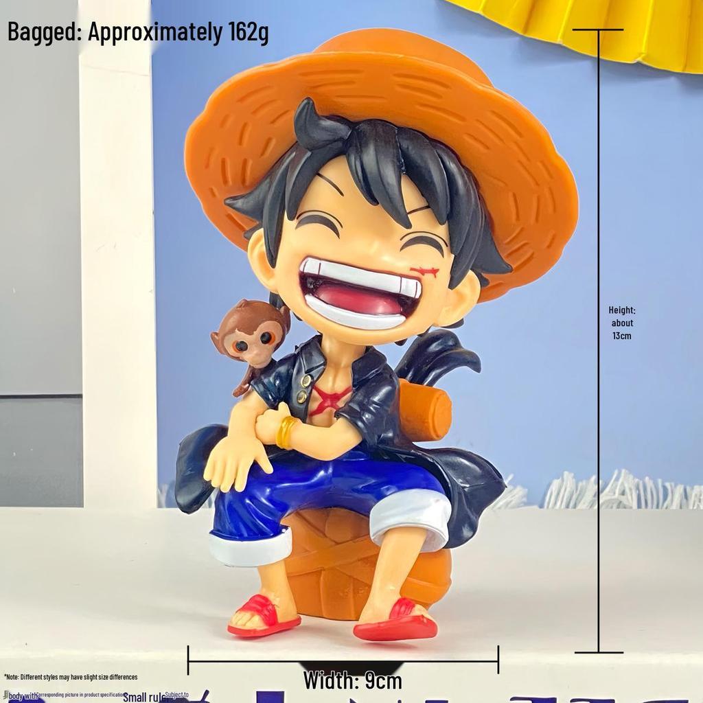 Trendy GK Hand-Painted One Piece Laughing Ace Yamato Car Ornament