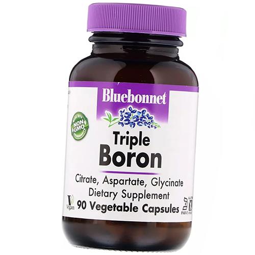 

Потрійний Бір, Triple Boron, Bluebonnet Nutrition 90вегкапс (36393103) 90vcaps
