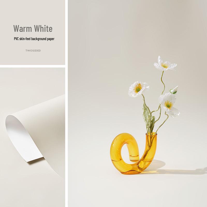 

Non-Reflective Matte PVC Waterproof Background Board for Photography (Solid Black/White, Skin-Like Texture, Large Size)