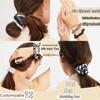 Coleteros de seda morera 100 % pura, cintas para el pelo de seda, bandas para el pelo, coleteros finos, accesorios para el cabello, 42 colores