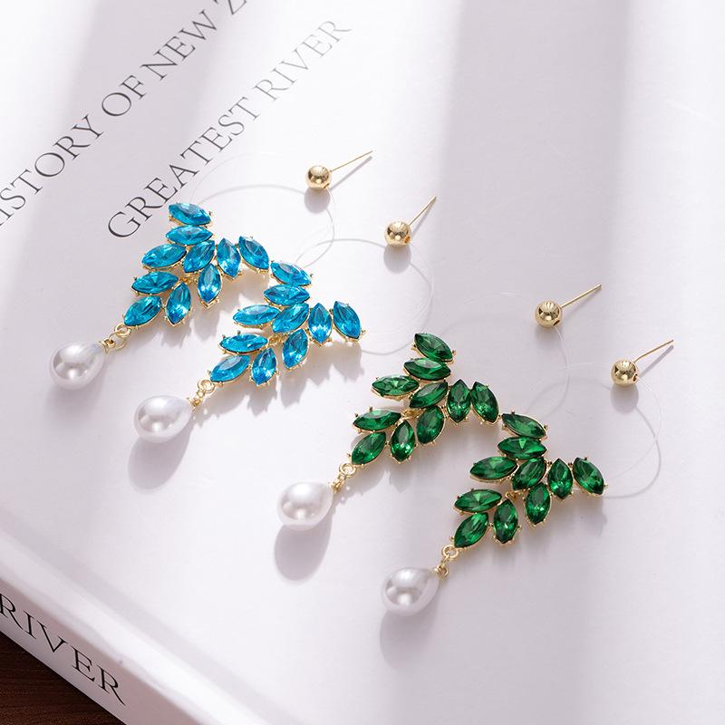 Premium Sense Pearl Tassel Flower Earrings Women'S Seaside Vacation Style Photo Earrings, Exaggerated Earrings Suitable For Summer