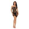 Women'S Sexy Hollow Out Tight Fitting Clothes Fun Lingerie Big Hole Buttocks Skirt America Large Fishing Net Uniform Temptation
