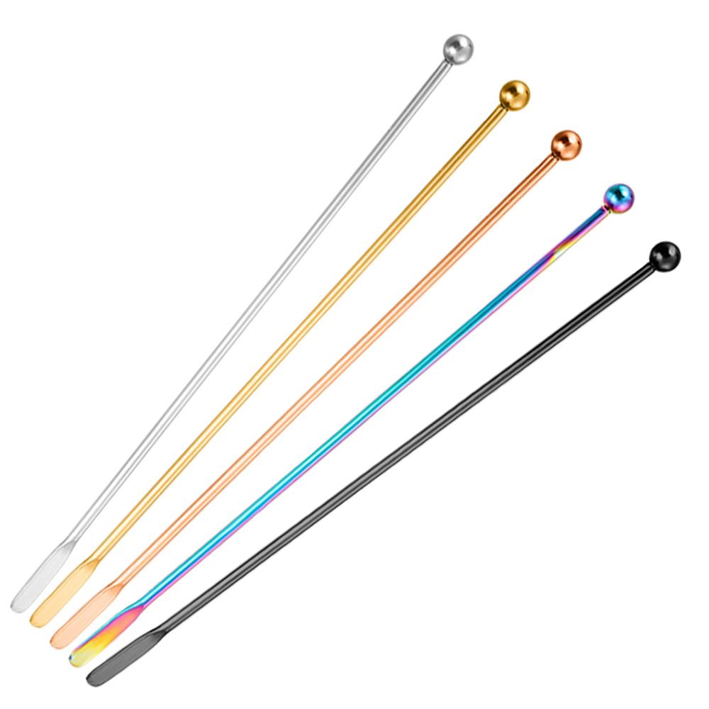 304 Stainless Steel Cocktail Drink Mixer Bar Stirring Mixing Sticks Puddler Muddler Ladle Stirrer Swizzle Sticks Bar Accessories