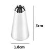 Pack of 48 Cake Piping Tips Stainless Steel Pastry Cupcake Icing Nozzles Tools Professional Beginner for Household Bakery