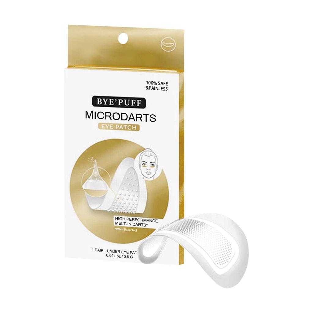 Hadí peptidové mikrojehličkové oční náplasti Zpevňují, zesvětlují tmavé kruhy a váčky pod očima, 5 ml, 1 pár/krabička,