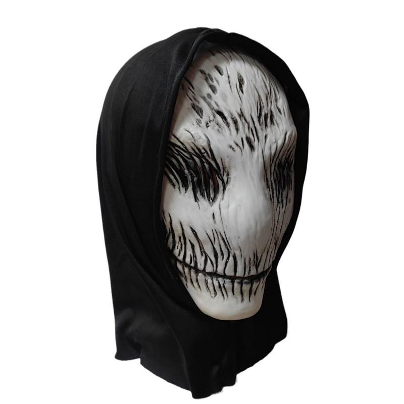 Smilende Spøgelse Maske Halloween Fest Kostume Tilbehør Latex Ansigtsskjold Unisex Voksen Én Størrelse