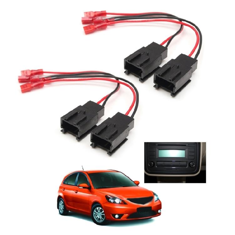 Automobile Speaker Wire Harness Cable Adapter Fit for Peugeot Citroen