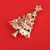 Christmas Brooches for Women Exquisite Cute Santa Bells Brooch Pin Shiny Zircon Garland Badge Trendy Clothes Accessory Jewelry
