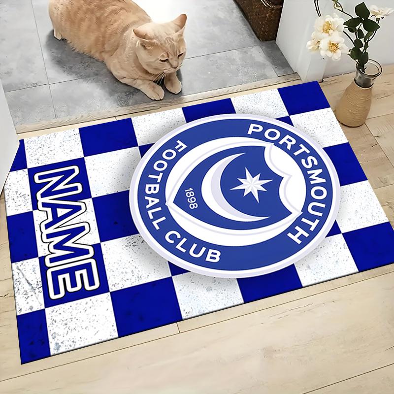 Custom Name Lion Crest Emblem Carpet Rug Customizable Soft Washable Anti-Slip Home Living Room Sofa Mats Personalized Rug. 0909231