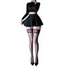 Aurora oily lace long tube suspenders stockings sexy pure sex stockings hollow thin jacquard women's socks