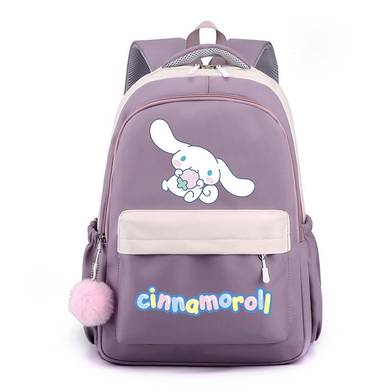 Big-Eared Dog Cute Cartoon Printed Backpack Middle School Bag