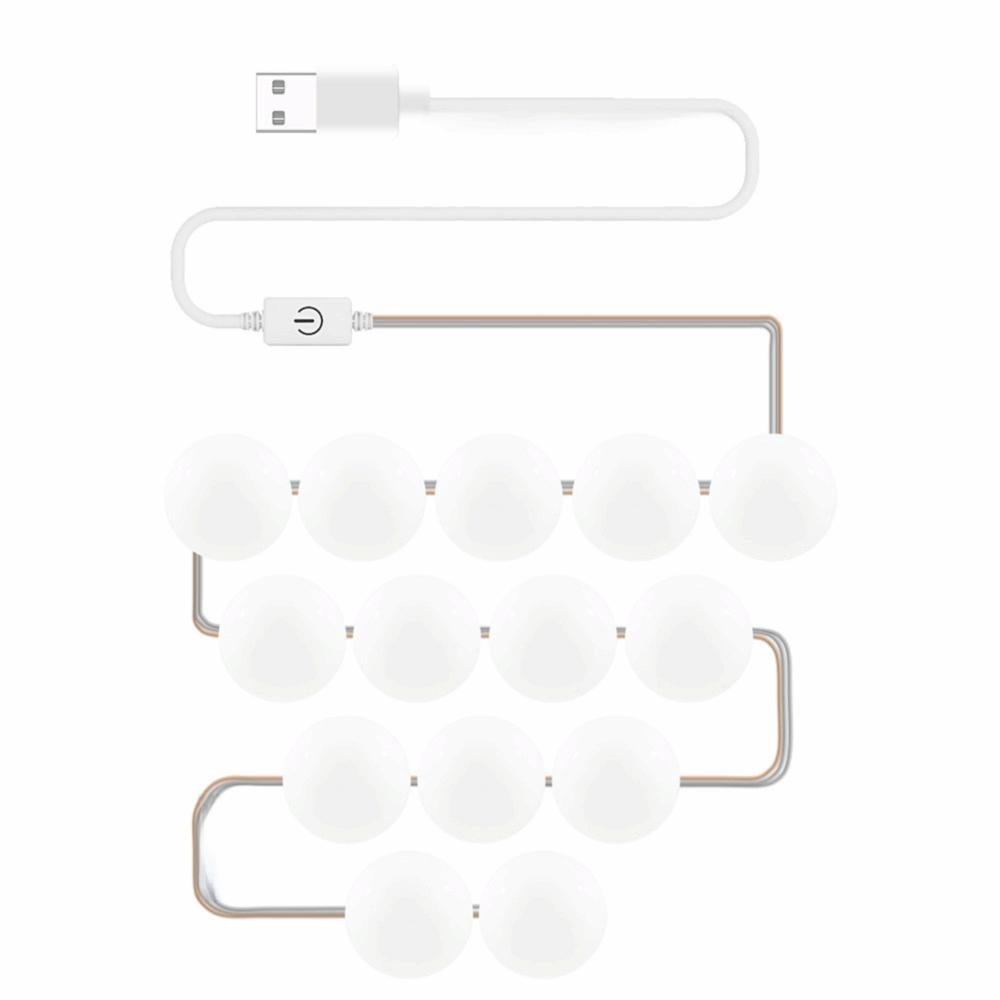 2PCS/6PCS/10PCS 5V Vanity Mirror Lights USB Mirror Light Strips For Makeup Vanity