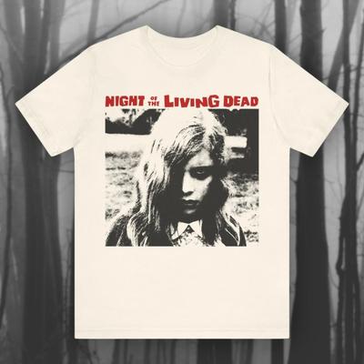 Night of The Living Dead Horror Movie Tshirt Classic Film Tshirt Zombie Movie Shirt Short Sleeve Tee Unisexs Tshirts for Summer