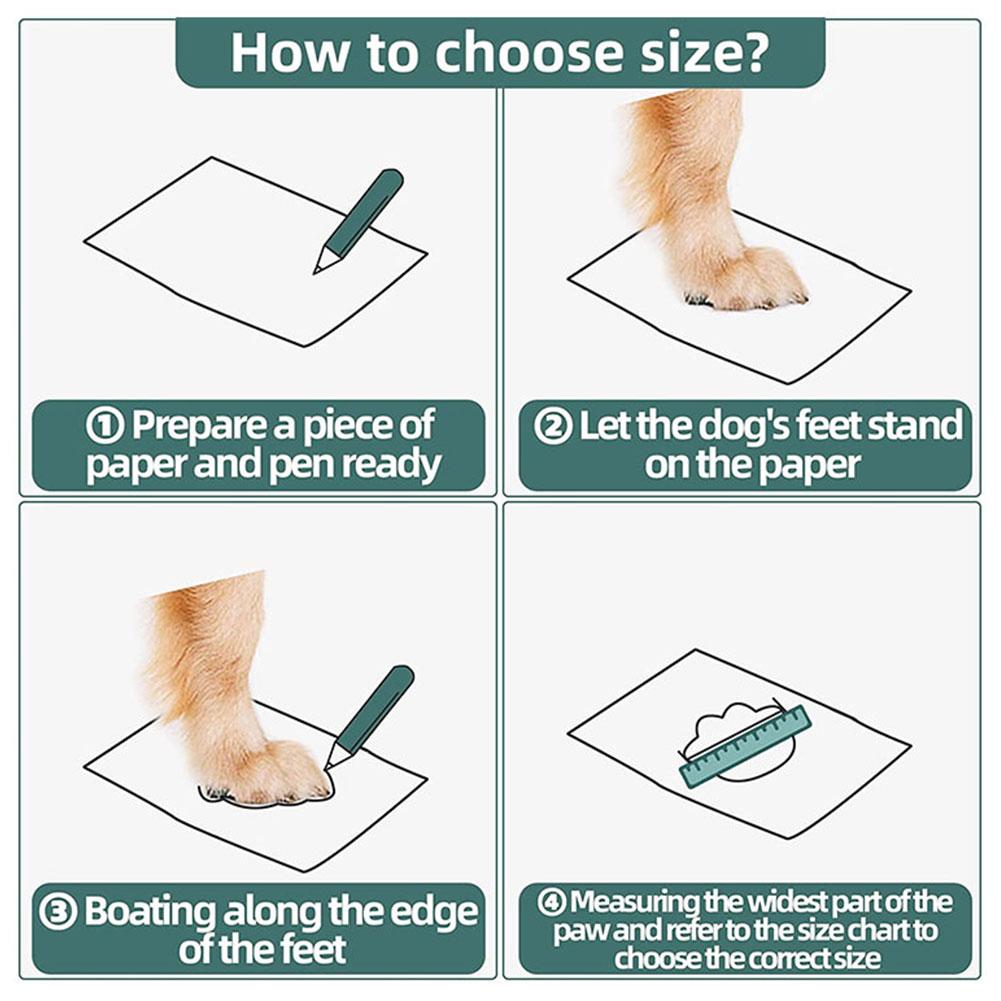 Pet Dog Shoes Waterproof Pet Dog Socks  Shoes Pet Dog Clothing Shoes Pet Dog Decoration Supplies Pet Accessories