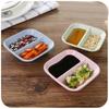 Wheat Straw Seasoning Dish Multi-purpose Drain Dish Calvings Sauce Vinegar Tableware Divider Convenience Products