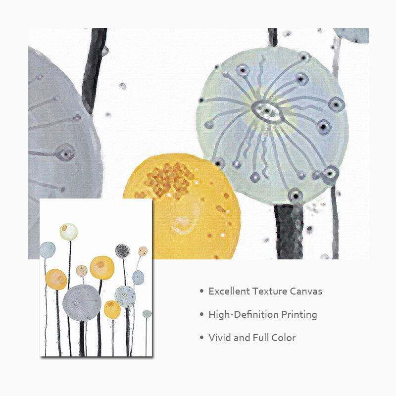 Modern Abstract Flowers Home Decoration Wall Art Canvas Painting Nordic Posters and Prints Wall Pictures for Living Room Decor