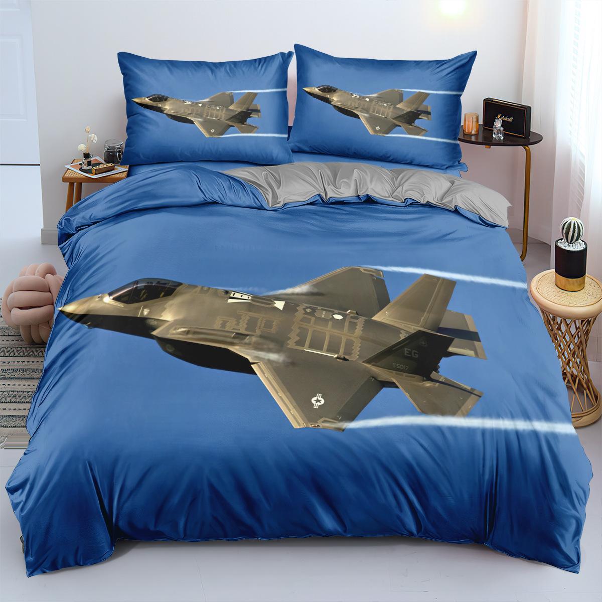 

Fighter Bedding Three-Piece 90-120G Sanded Cloth 3D Digital Printing, Available 90 * 200