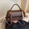 Crossbody Bag For Women Pu Leather Small Square Handbag With Magnetic Closure For Daily Use
